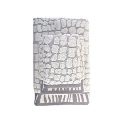 Полотенце махровое,Сафари (150*200) цв.Туманный серый пл 450 г/м