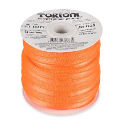 Лента эластичная «TORIONI»   GET-153 окант. 14мм  25м
