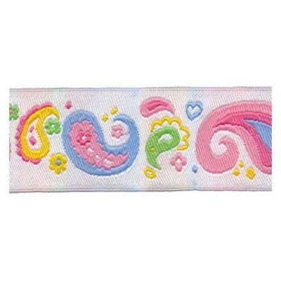 Лента жаккардовая TRJ-69  22мм 10м отделочная