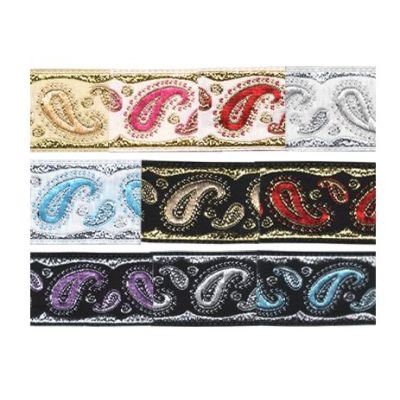 Лента жаккардовая TRJ-45  22мм 10м отделочная