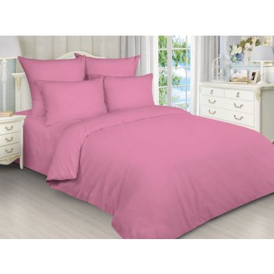 Поплин гладкокрашеный 220 см, рис. 15010 Брусничный для постельного белья