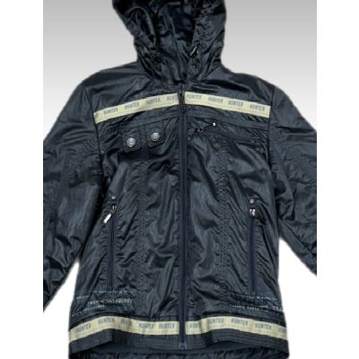 Куртка детская осенняя. С-112, серый, 158-164