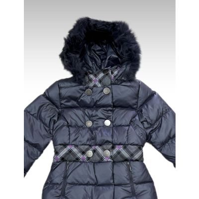 Куртка зимняя для девочки, З-201, серый, 164-170